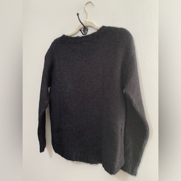 Peruvian connection alpaca and wool black sweater size XS - Picture 5 of 7